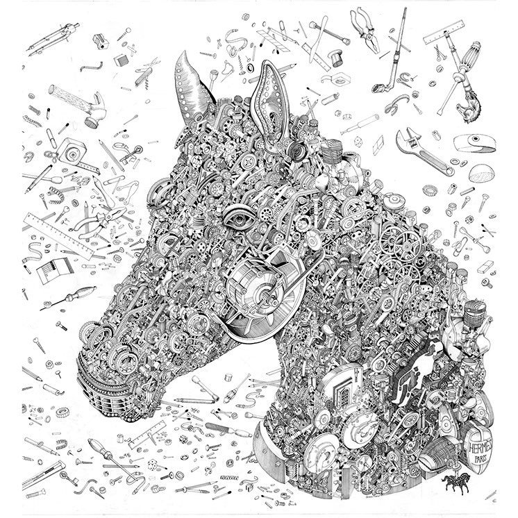 Carré Hermès — Octave Marsal